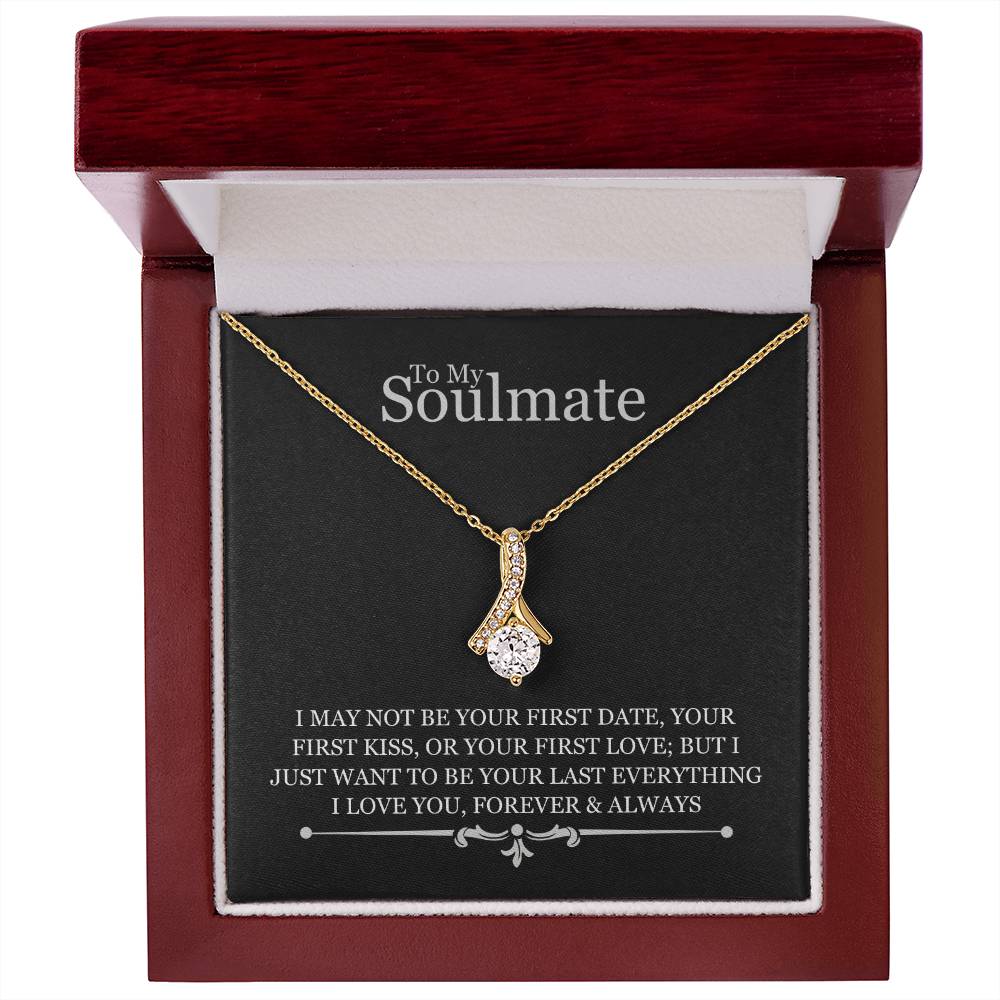 To My Soulmate - I May Not Be Your First Date - Alluring Beauty Necklace